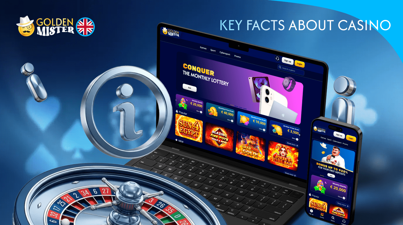 Golden Mister online Casino has a lot of advantages